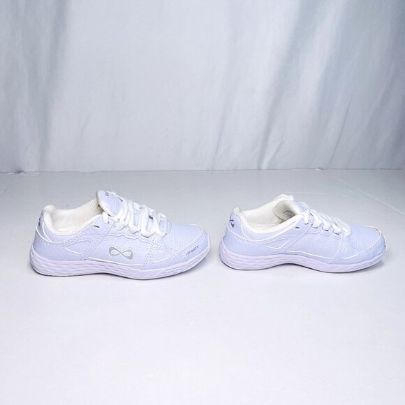 NEW NWOB NFINITY Rival White NF-1013-000 Lace Up Cheer Shoes Y12 Girls Size 12 - Picture 10 of 15